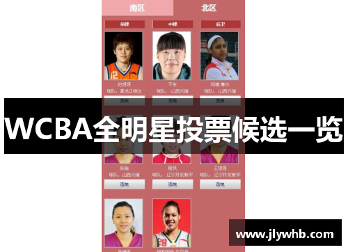 WCBA全明星投票候选一览
